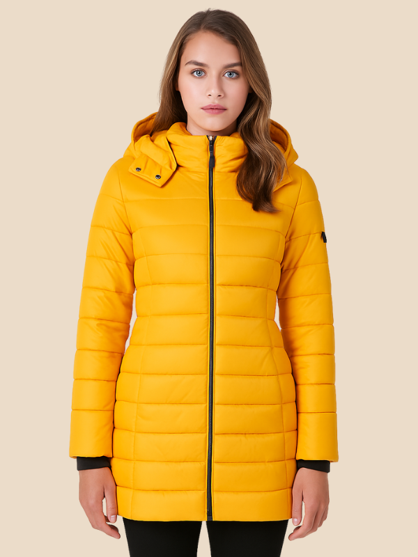Hooded Quilted Puffer Coat