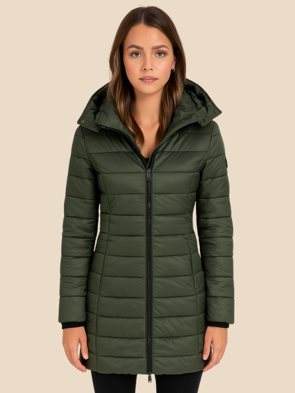 Hooded Quilted Puffer Coat