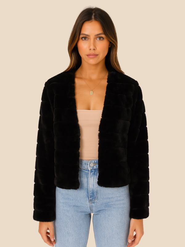 Short Faux Fur Jacket