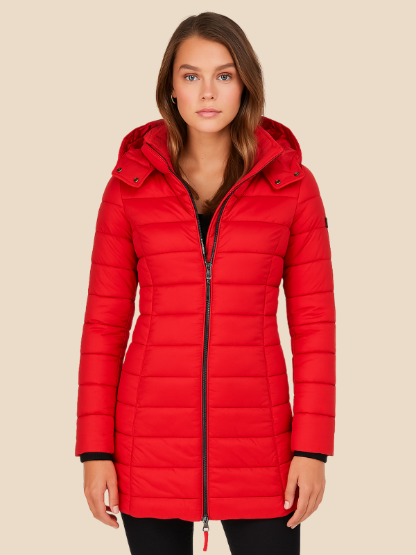 Hooded Quilted Puffer Coat