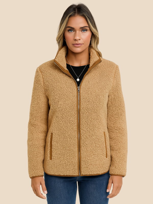 Soft Fleece Zip-Up Jacket