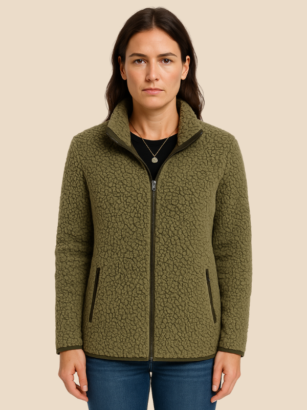 Soft Fleece Zip-Up Jacket