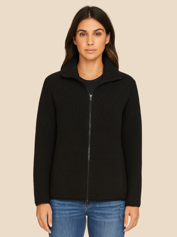 Soft Fleece Zip-Up Jacket