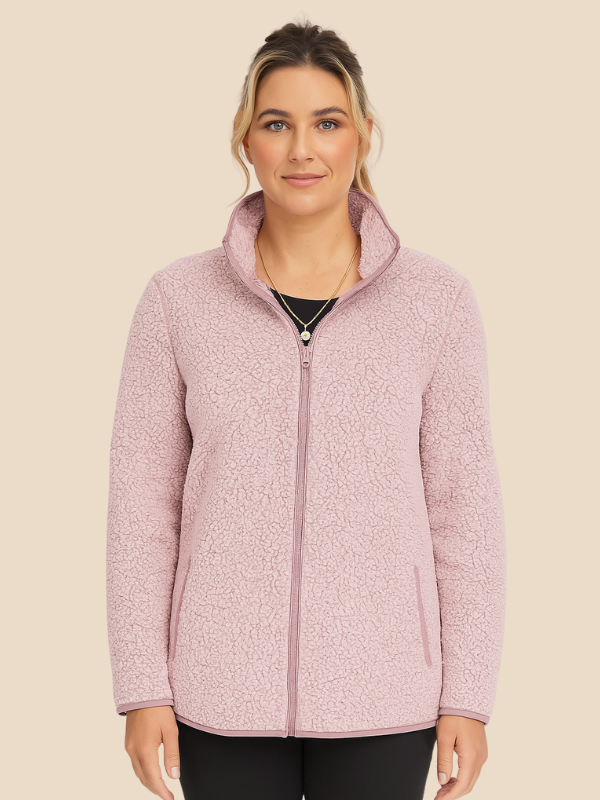 Soft Fleece Zip-Up Jacket