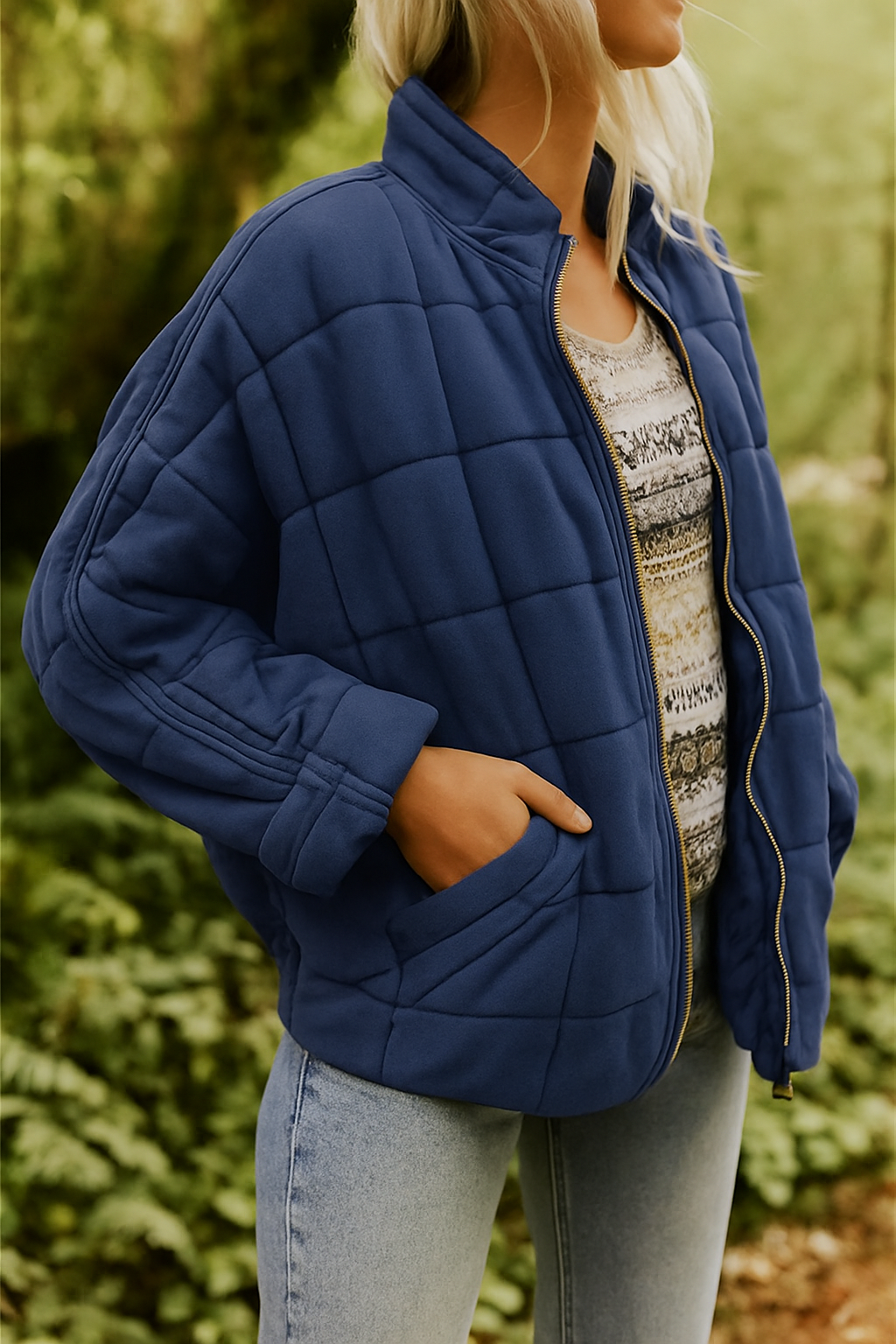 Lightweight Quilted Jacket for Women