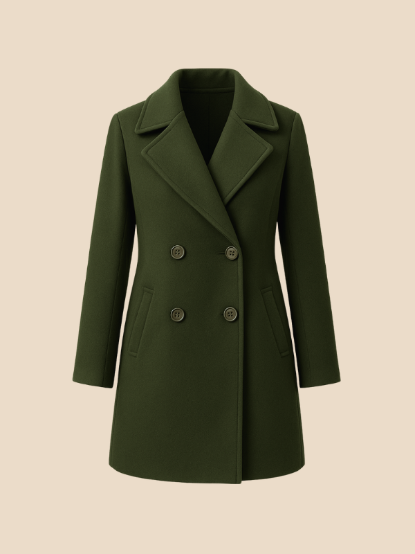 Classic Tailored Wool Coat