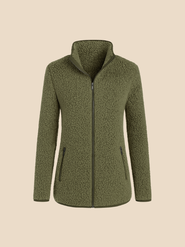 Soft Fleece Zip-Up Jacket