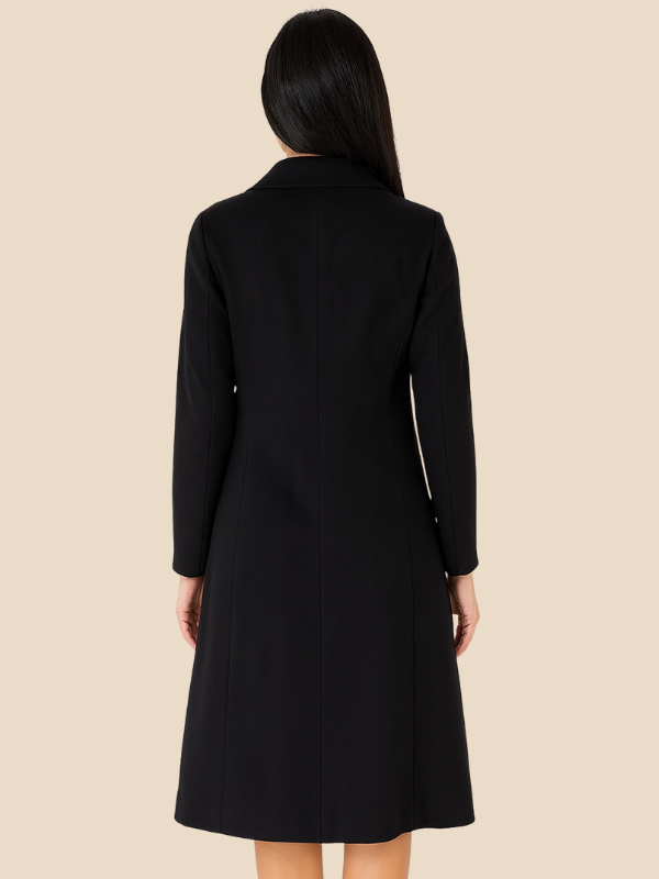 Single-Breasted Wool Coat