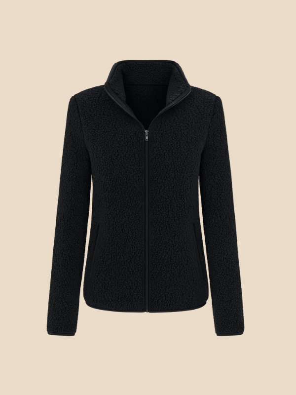 Soft Fleece Zip-Up Jacket