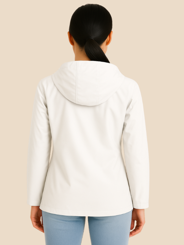 Women’s Waterproof Hooded Rain Jacket – Lightweight Outdoor Windbreaker
