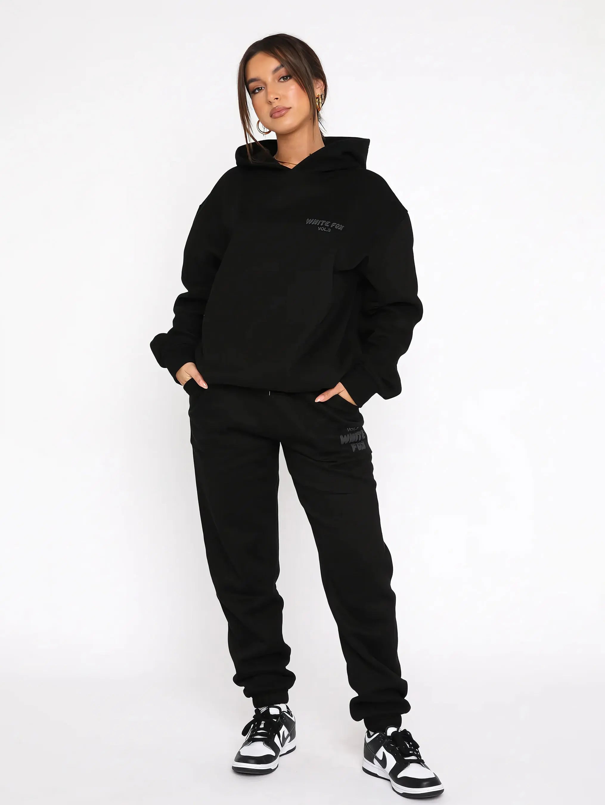 Oversized Hoodie and Jogger Set – Casual Loungewear Tracksuit