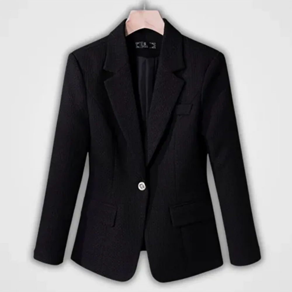 Tailored Single-Breasted Blazer for Women
