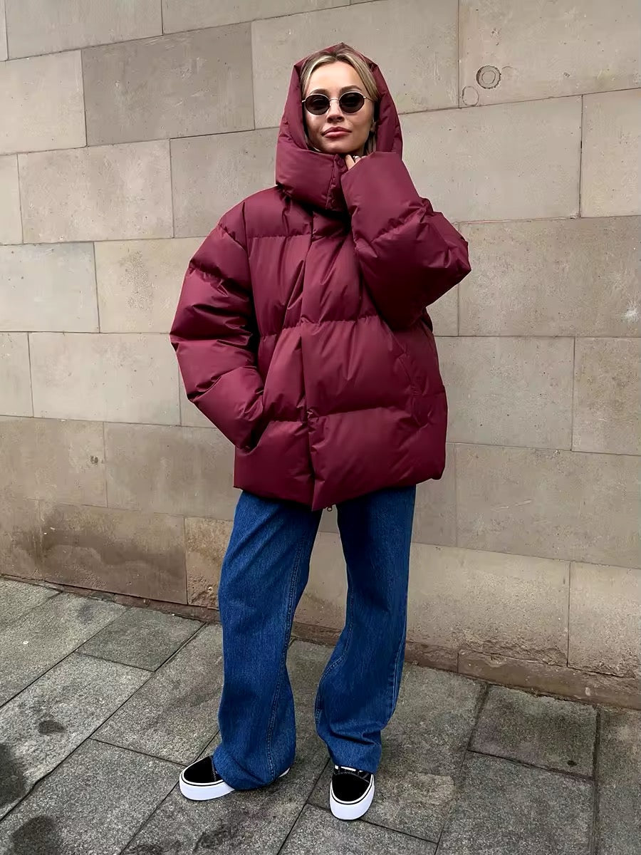 Oversized Down Puffer Jacket for Women