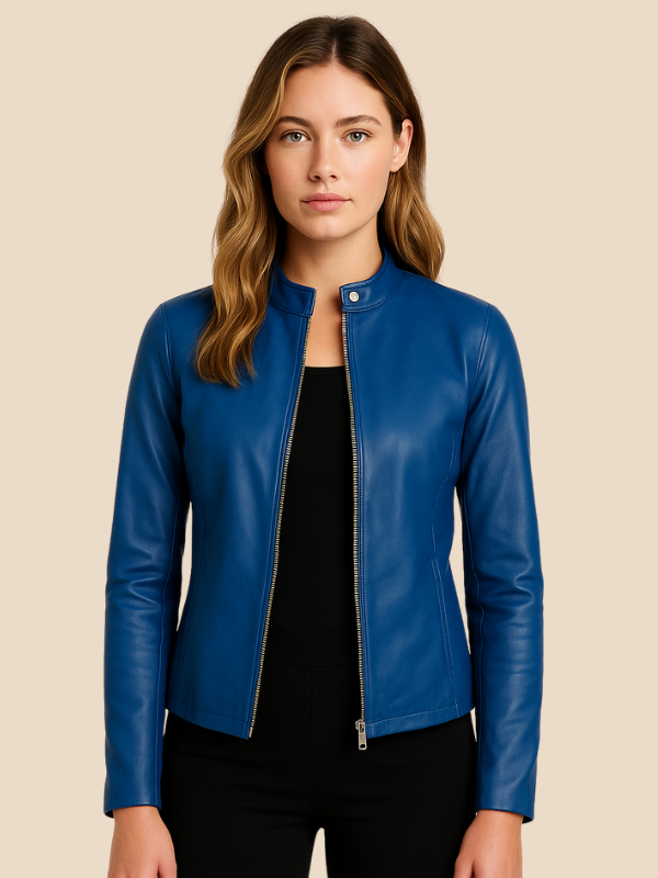 Faux Leather Moto Jacket