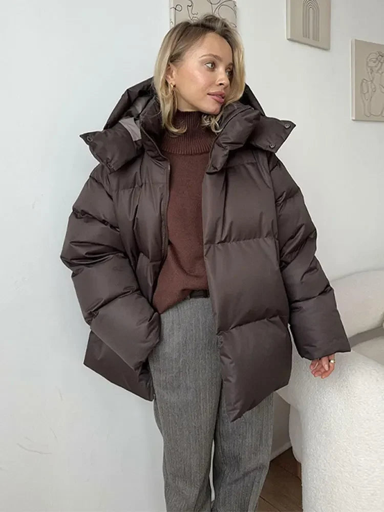 Oversized Down Puffer Jacket for Women