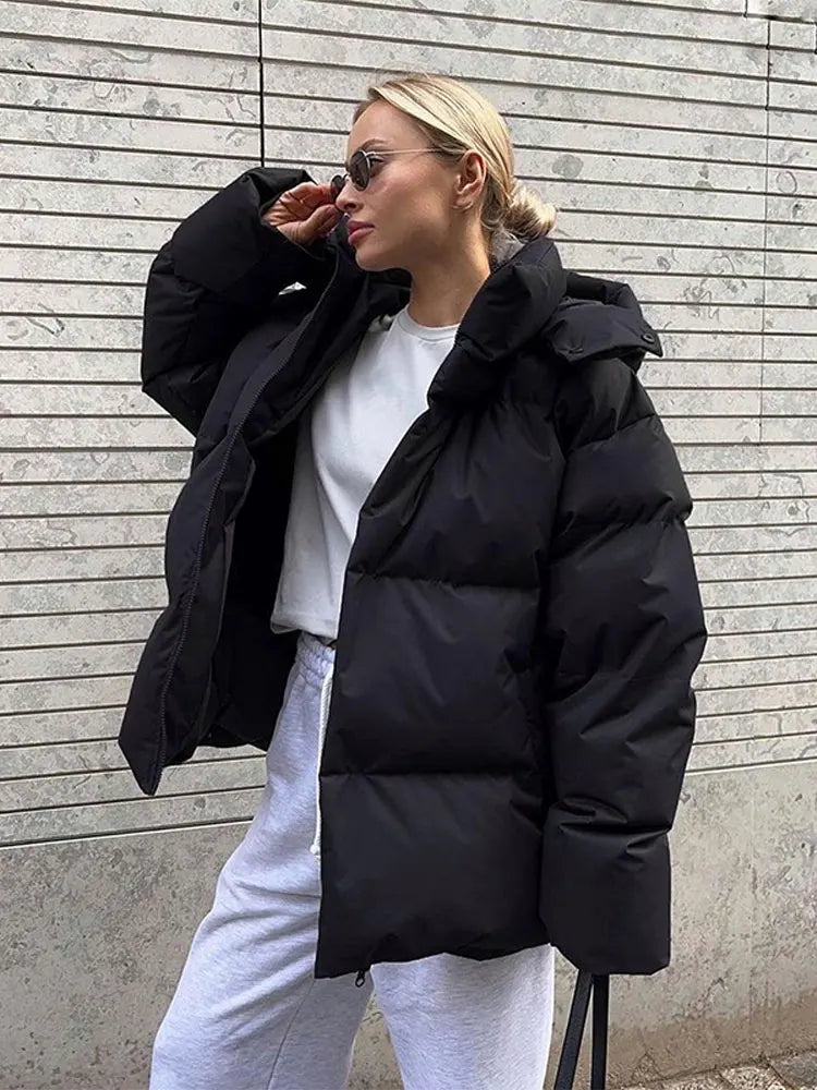 Oversized Down Puffer Jacket for Women