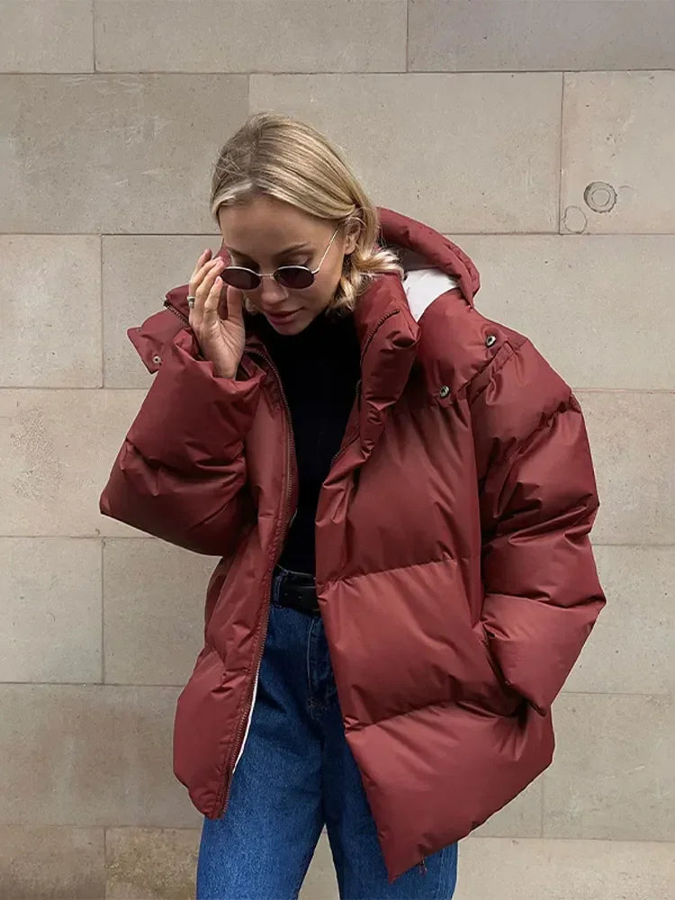Oversized Down Puffer Jacket for Women