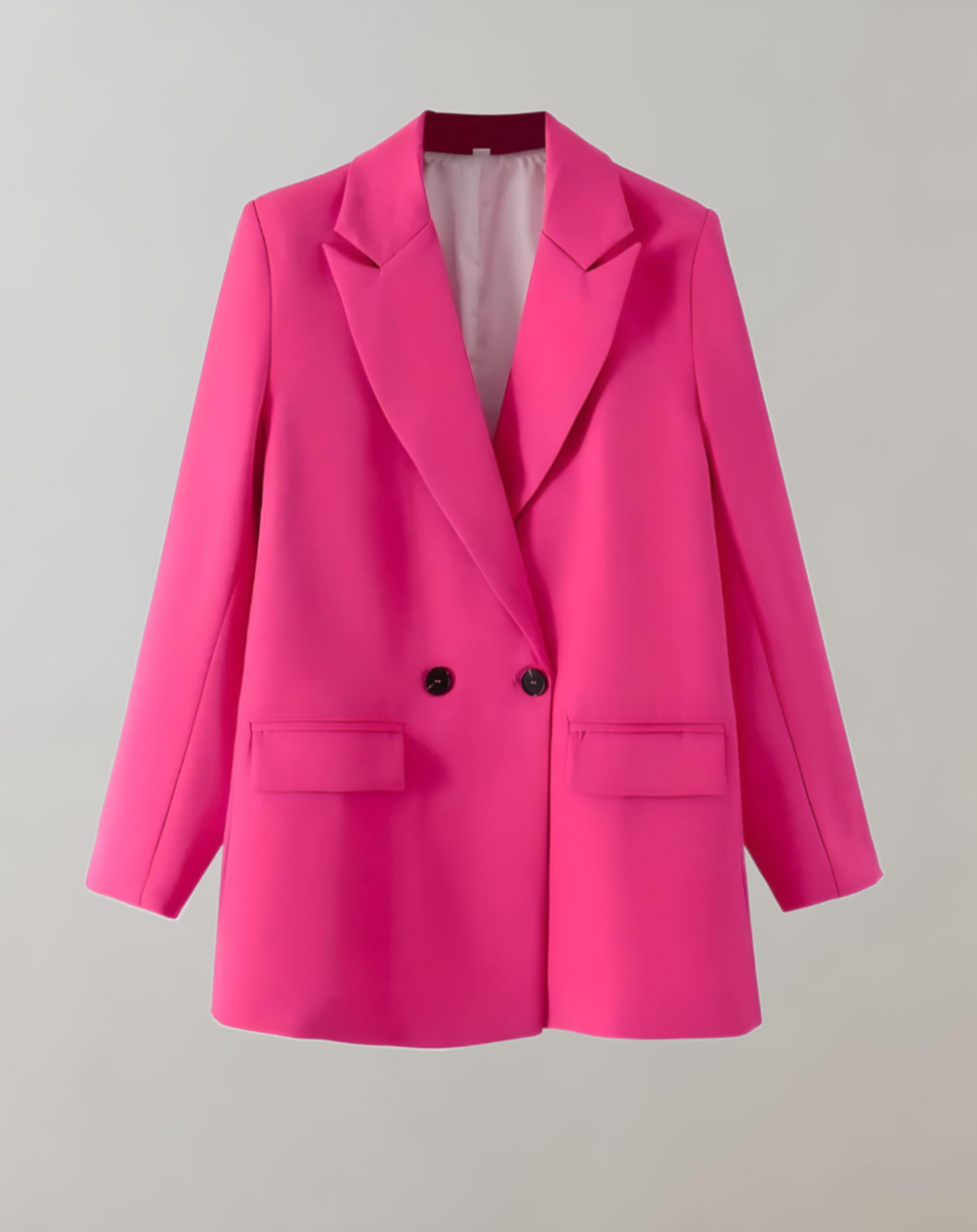 Oversized Double-Breasted Blazer for Women