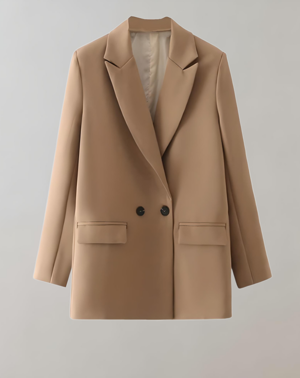 Oversized Double-Breasted Blazer for Women
