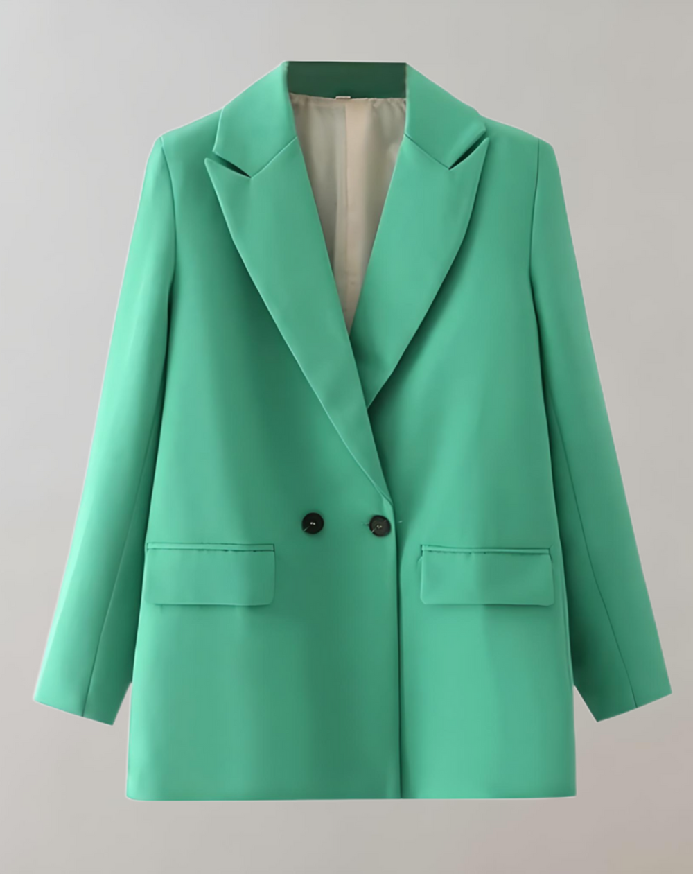 Oversized Double-Breasted Blazer for Women