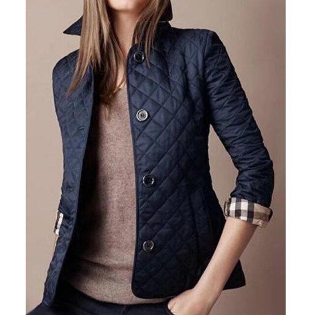 Quilted Button Jacket