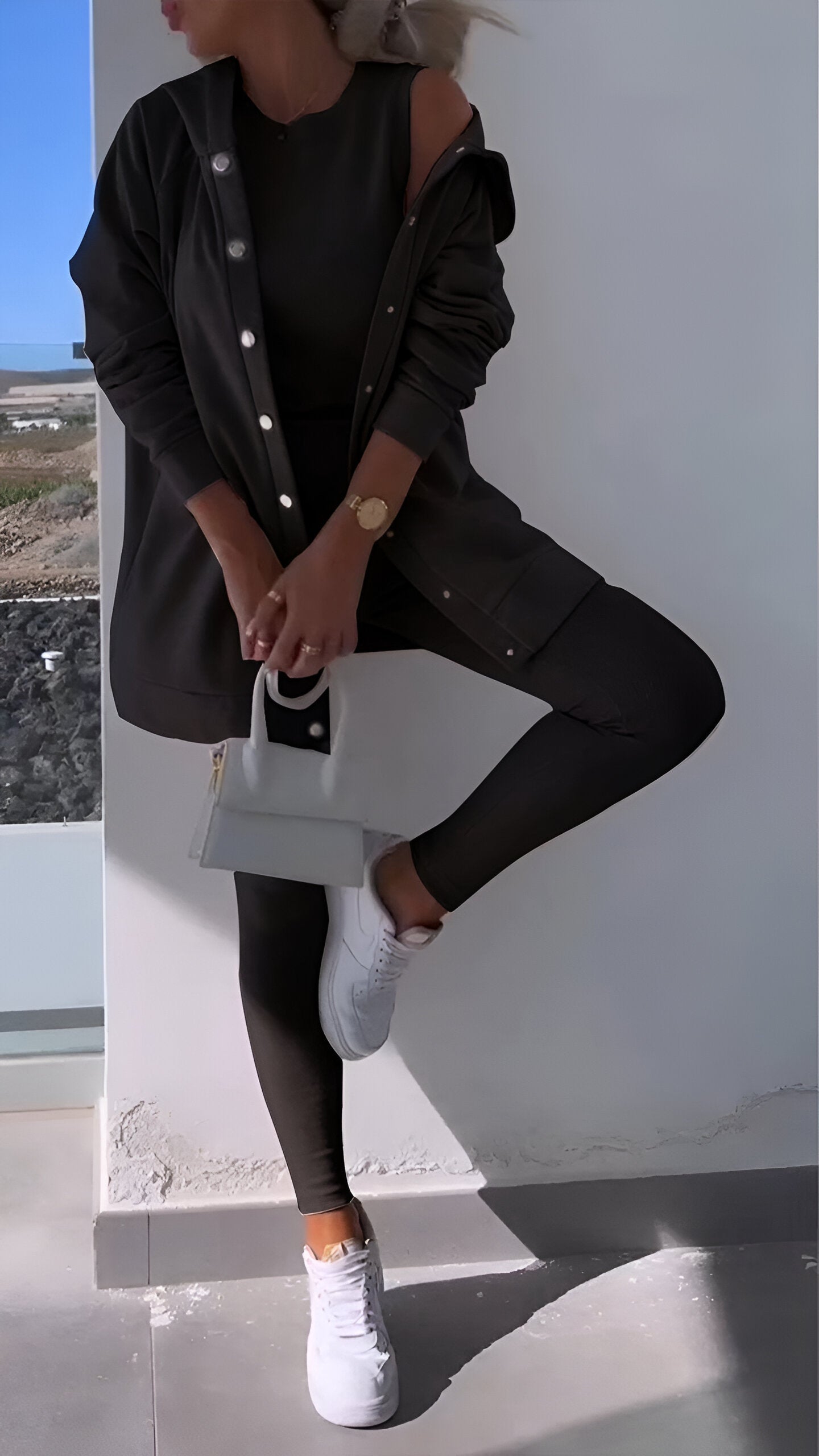 Stylish Off-Shoulder Two-Piece Loungewear Set for Women