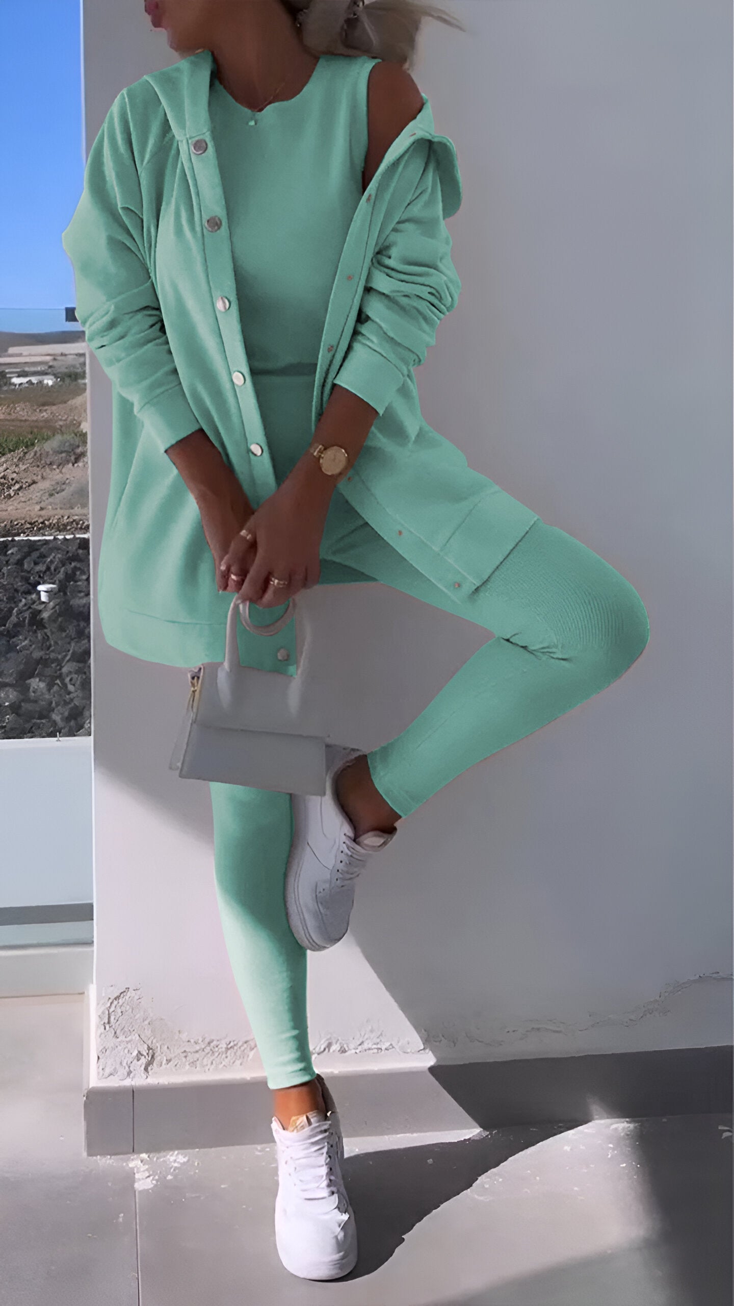 Stylish Off-Shoulder Two-Piece Loungewear Set for Women