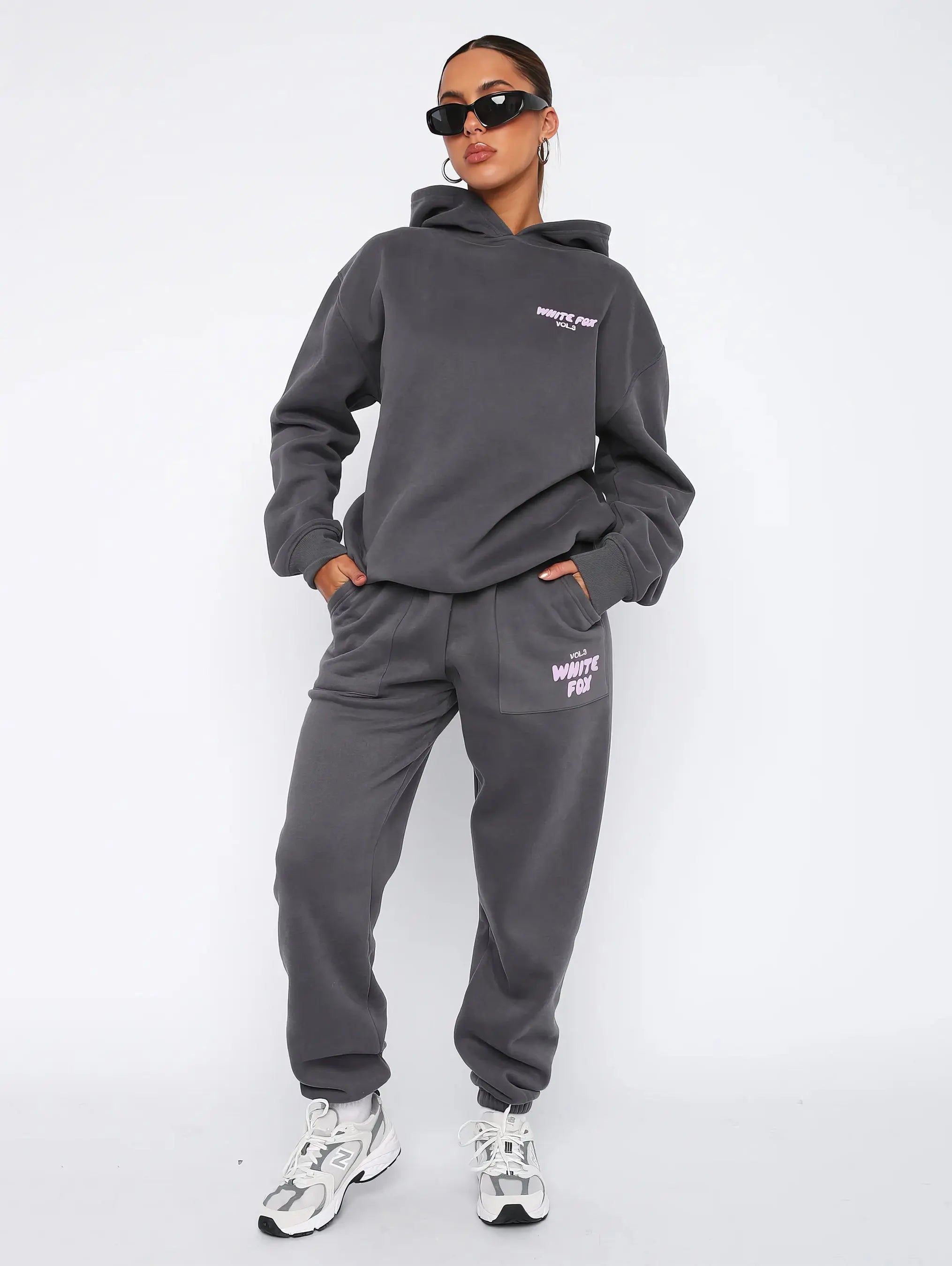Oversized Hoodie and Jogger Set – Casual Loungewear Tracksuit