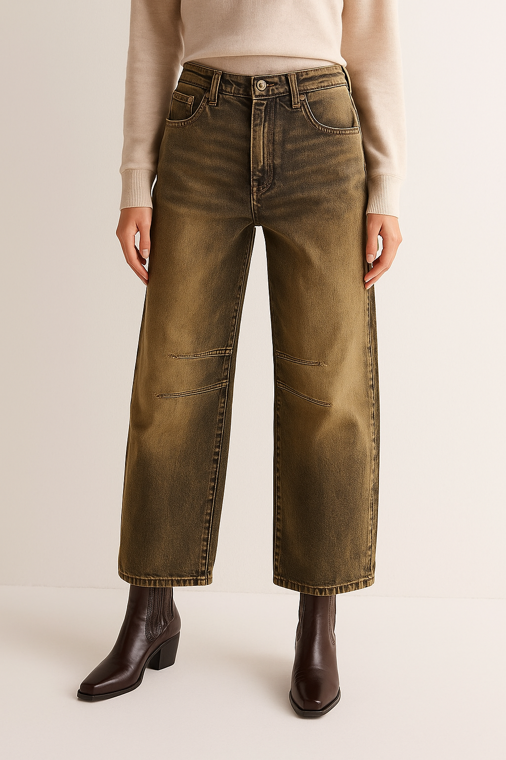 Relaxed Straight-Leg Jeans for Women