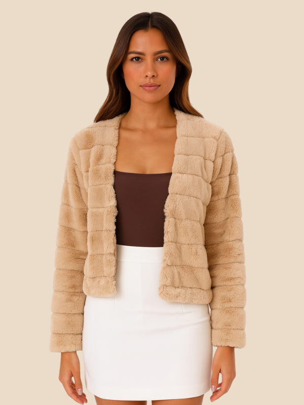 Short Faux Fur Jacket