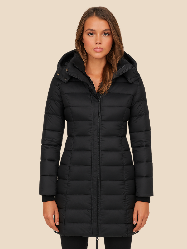 Hooded Quilted Puffer Coat