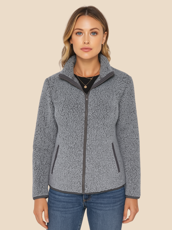 Soft Fleece Zip-Up Jacket