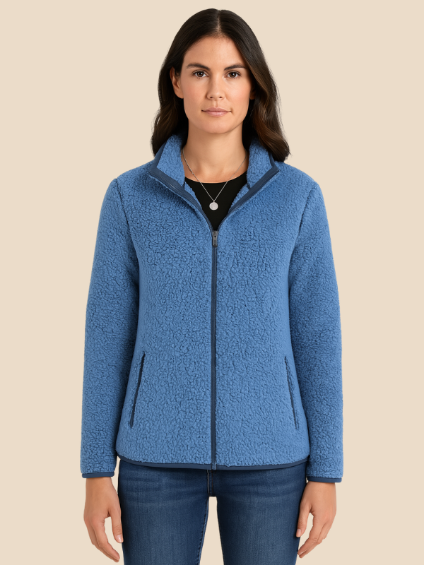 Soft Fleece Zip-Up Jacket