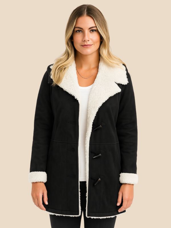 Women’s Corduroy Sherpa Lined Jacket – Cozy Winter Casual Coat