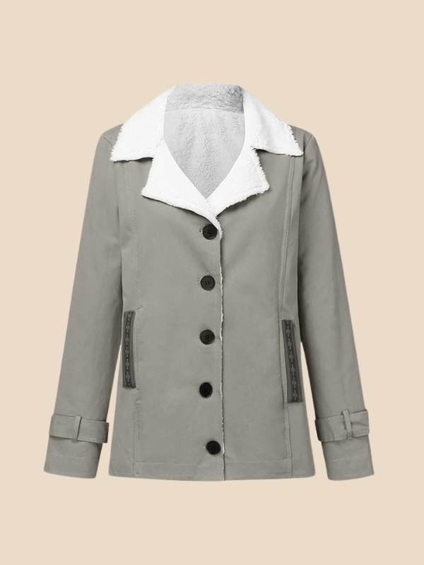 Women’s Corduroy Sherpa Lined Jacket – Cozy Winter Casual Coat