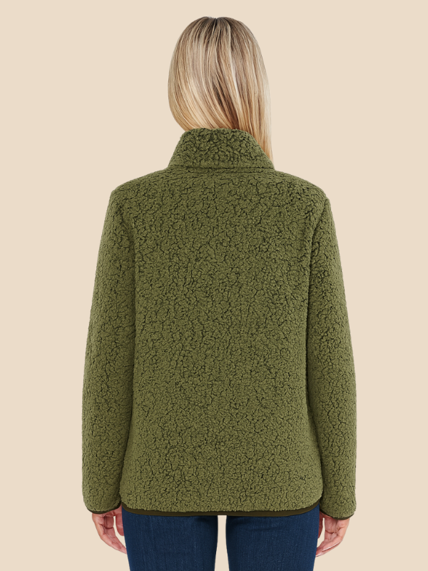 Soft Fleece Zip-Up Jacket