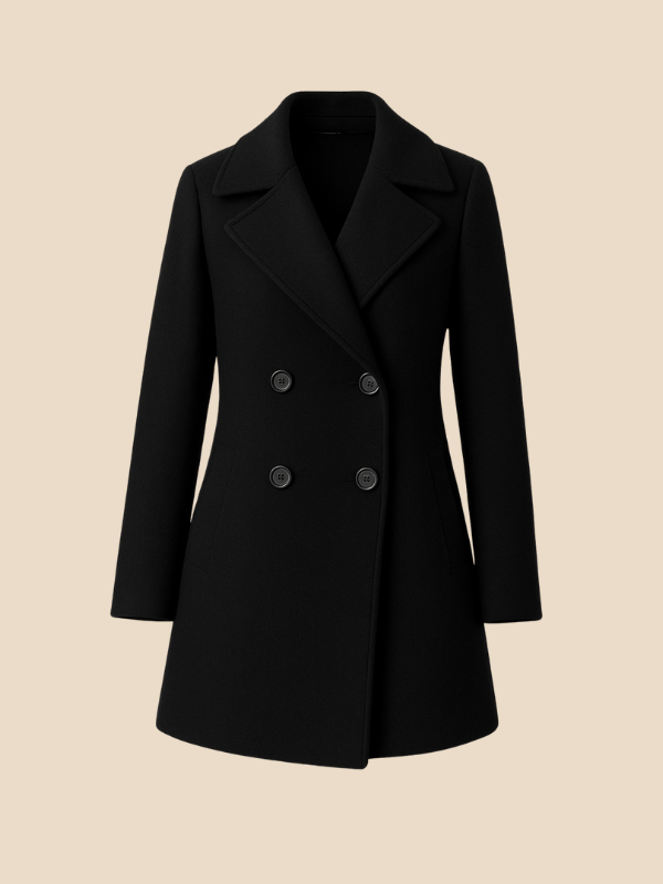 Classic Tailored Wool Coat