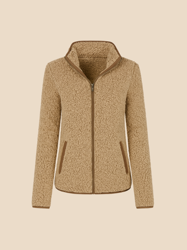 Soft Fleece Zip-Up Jacket