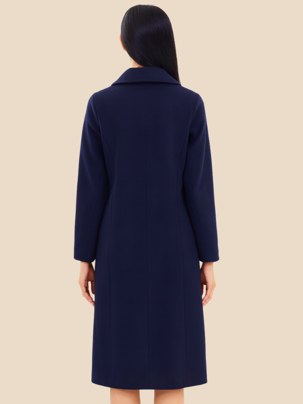 Single-Breasted Wool Coat