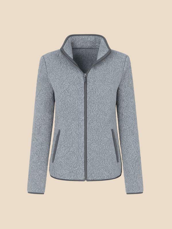 Soft Fleece Zip-Up Jacket