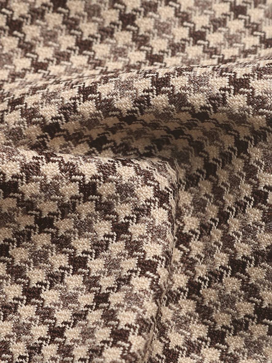 Houndstooth Double-Breasted Blazer – Chic Casual to Formal Outerwear