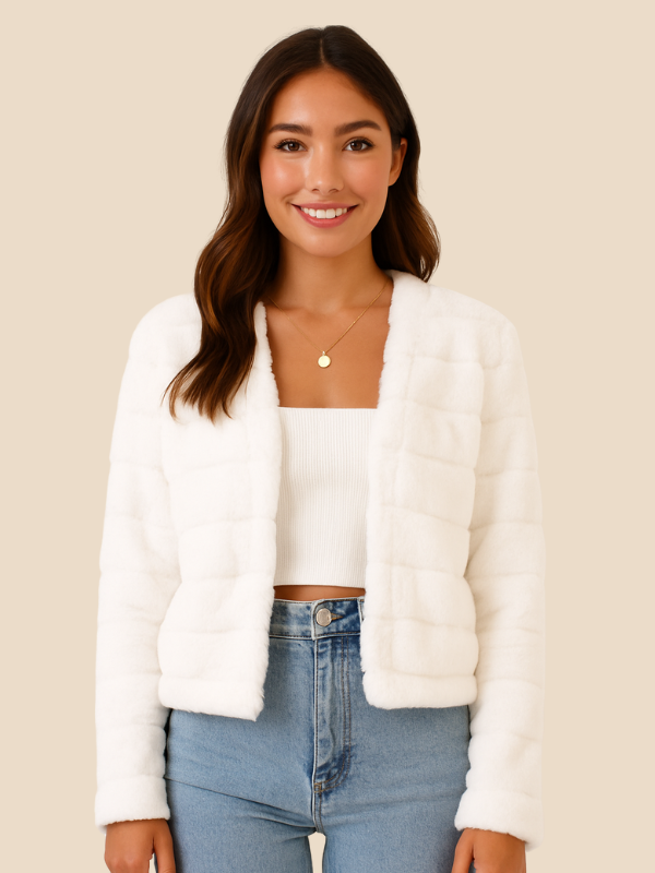 Short Faux Fur Jacket