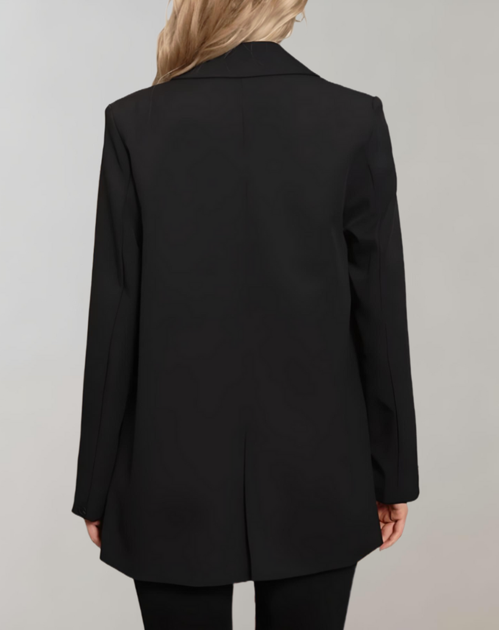 Oversized Double-Breasted Blazer for Women