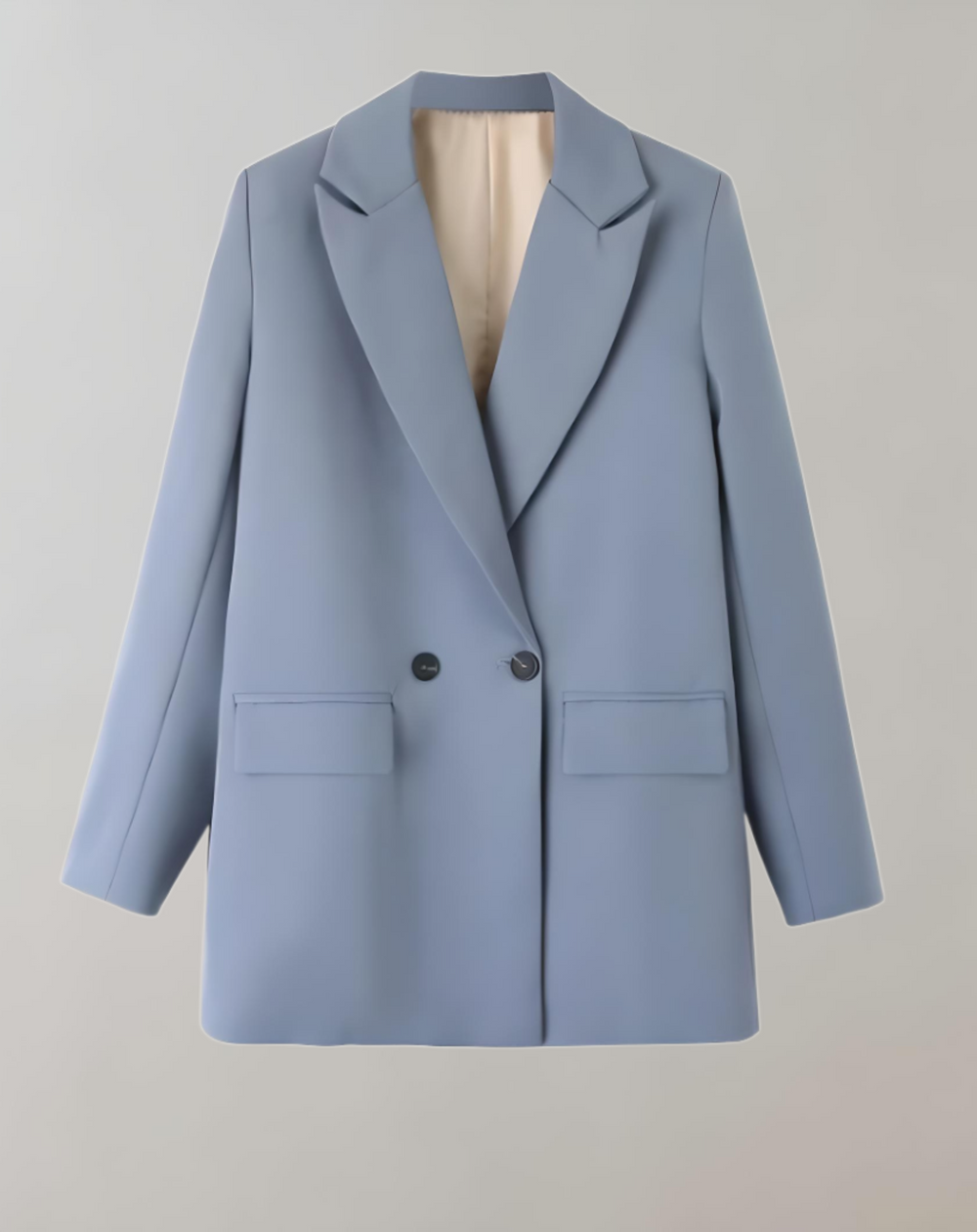Oversized Double-Breasted Blazer for Women