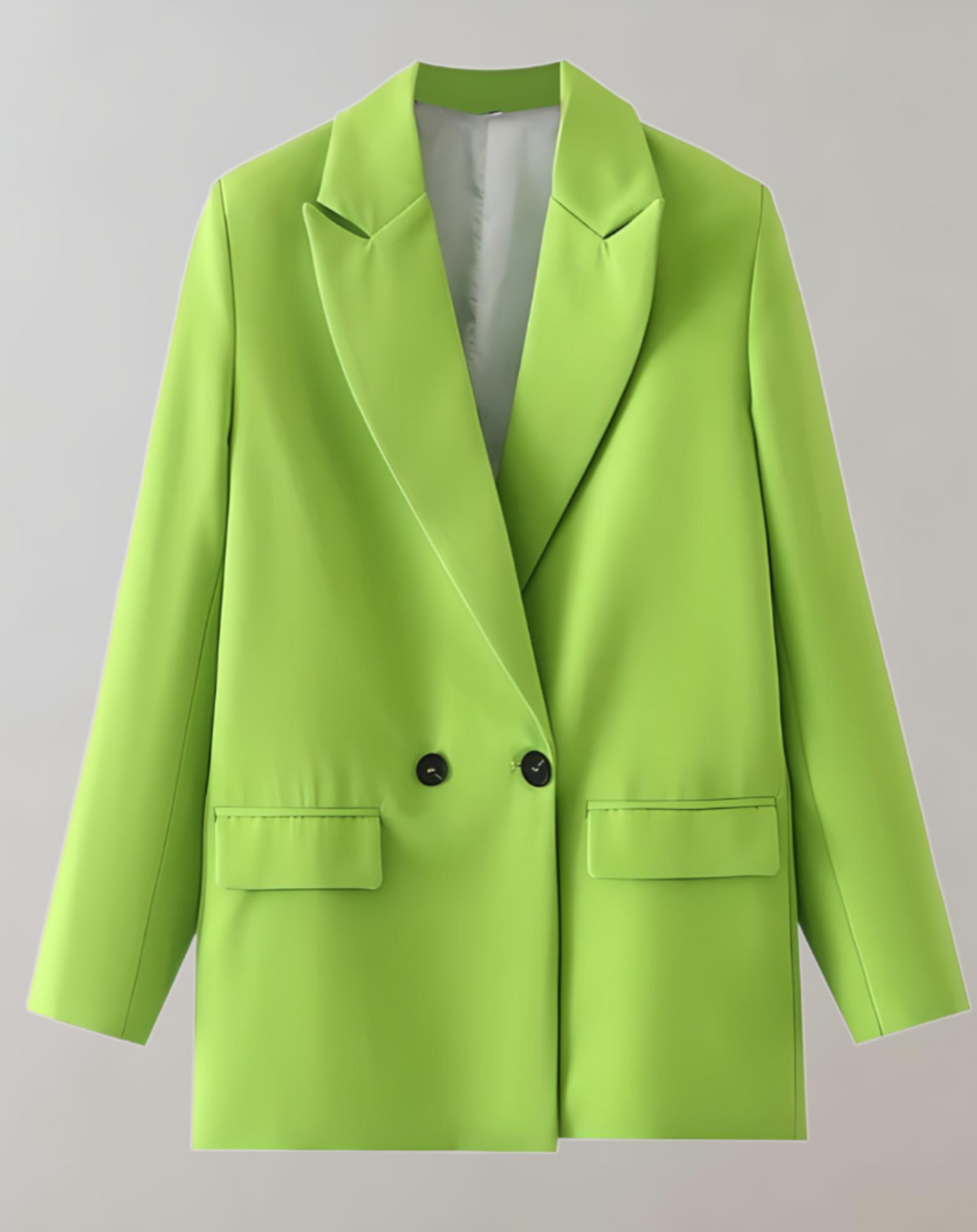 Oversized Double-Breasted Blazer for Women
