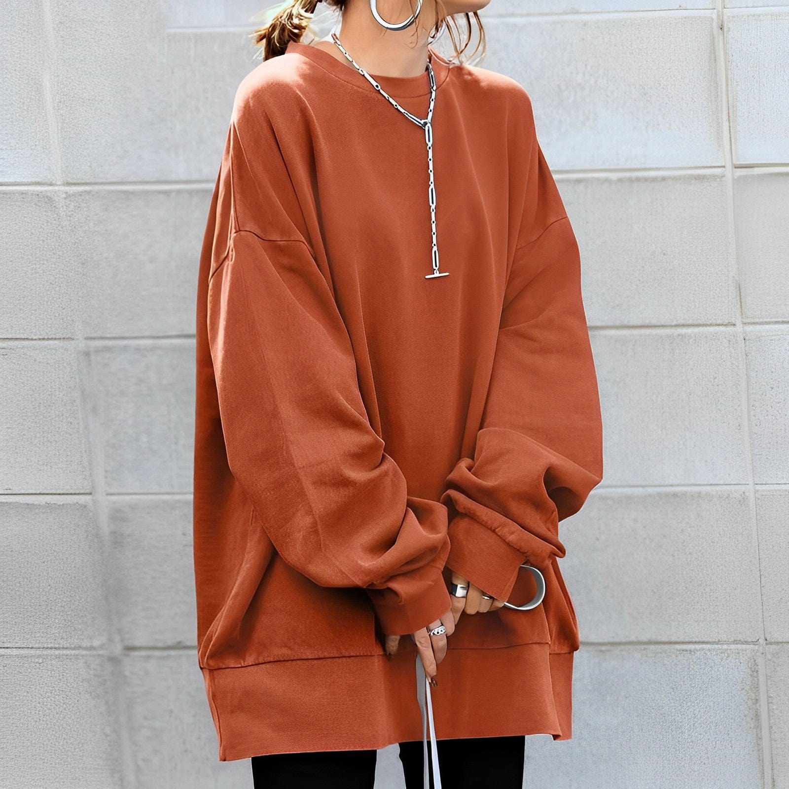 Oversized Casual Sweatshirt for Women